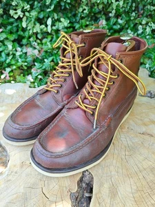 Russell Moccasin Bird Shooter Boots 7.5 E Brown Single Vamp - Picture 1 of 23