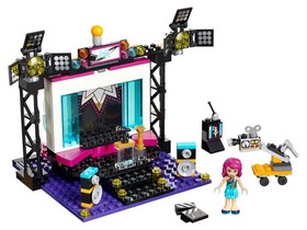 LEGO Friends 41117 Pop Star TV Studio 100% Parts Cmplt w Manual Retired EUC!