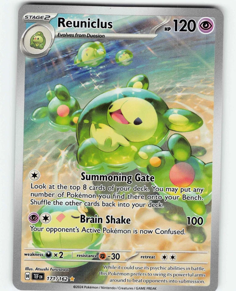 Reuniclus - Illustration Rare SV05: Temporal Forces 171/162 NMHolo - Image 1 of 2