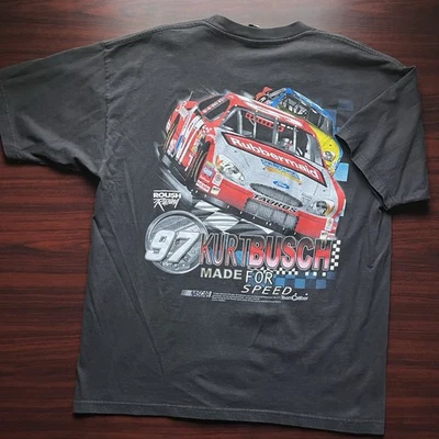 Camiseta De Colección Kurt Busch Nascar Racing Gráfico Irwin Racing Años 90 Talla XL Foto 1 de 4