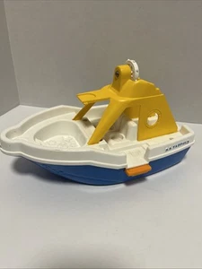 Vtg S S Tadpole Fisher Price Little People Cruise Boat 2524 - Picture 1 of 5
