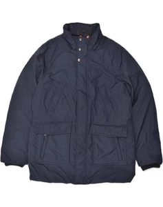 DOCKERS Mens Windbreaker Jacket UK 40 Large Navy Blue Polyester AC30 - Picture 1 of 3