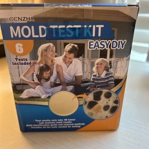 Schimmeltest-Kit für Zuhause - DIY Schimmeltest-Kit mit 6 Einzeltests - Schwarz Mo... - Bild 1 von 4