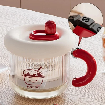 Йогурт пятнистый сырница многоразовый кухонный инструмент тонкий с крышкой мужчин женщин - Изображение 1 из 4
