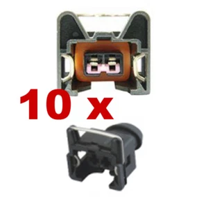 Einspritzdüsen Ersatz Stecker - BOSCH EV1 SHORT (10 x FEMALE) auto kfz motor car - Picture 1 of 3