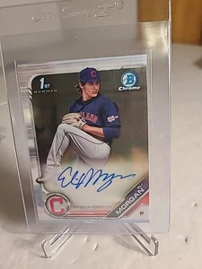 2019 Bowman Chrome Prospect Auto Eli Morgan Cleveland Guardians. #CPA-EMO - Picture 1 of 4