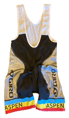 Culotte con tirantes Hincapie ASPEN The Little Nell para bicicleta de ciclismo ~ rayas medianas para mujer Foto 1 de 4