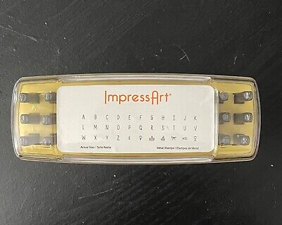 ImpressArt: Celebration (Uppercase) Letter Metal Stamps: 3mm • 56.51€