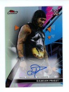 2021 Topps WWE Finest Refractor Auto Damian Priest