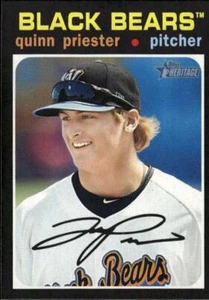 2020 Topps Heritage Minor League Quinn Priester #86 West Virginia Black Bears - Picture 1 of 2
