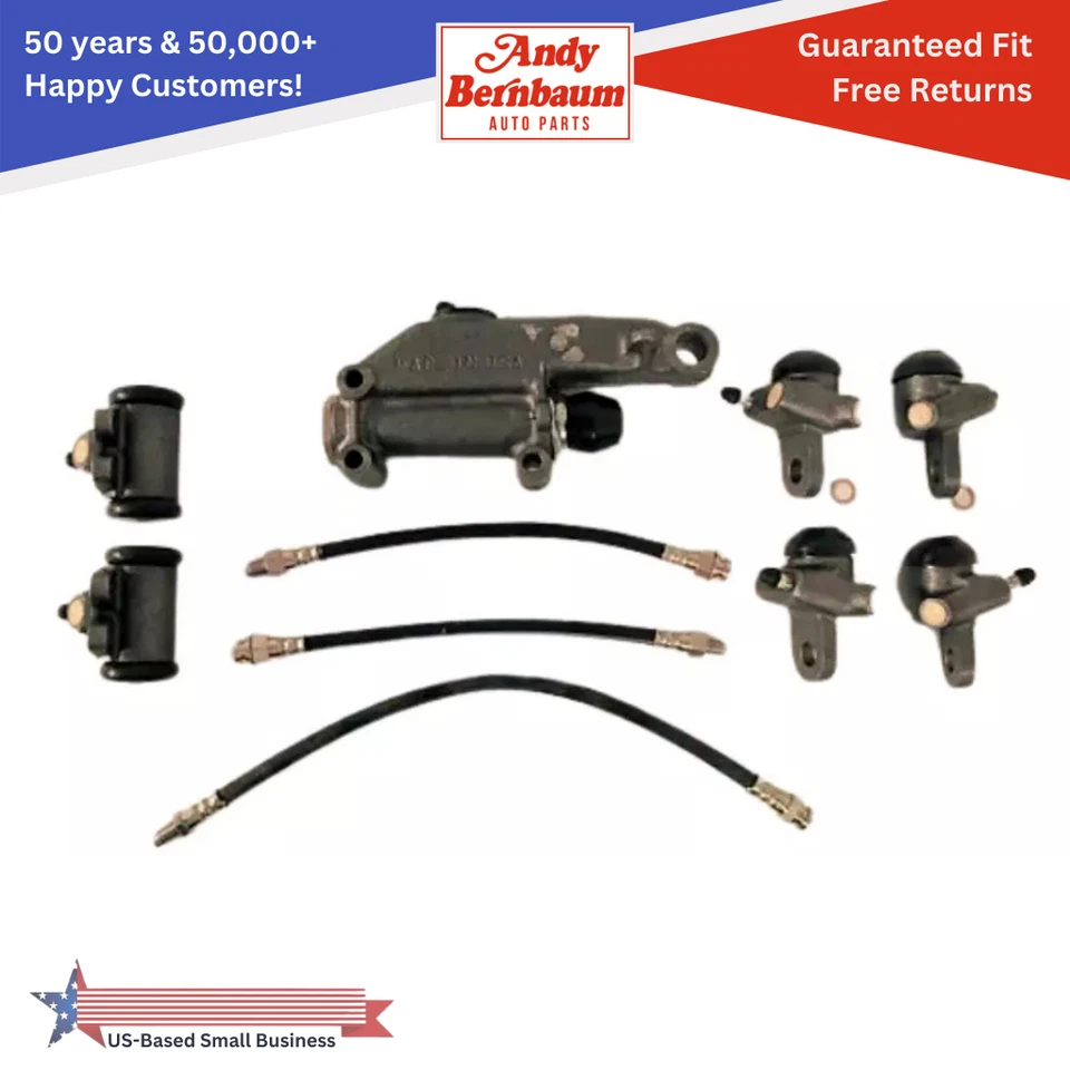 For 1946-1952 DeSoto Rear & Front Right / Left Wheel Cylinder Brake Rebuild Kit - Image 1 of 3