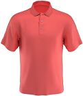 PGA TOUR Men&#39;s Airflux Solid Mesh Short Sleeve Golf Polo Shirt (Sizes S-4x)