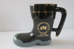 De colección 1776-1976 Estación del Bicentenario 58 Bucks Co. Taza Pluma Taza Cerveza Piedra - Imagen 1 de 6