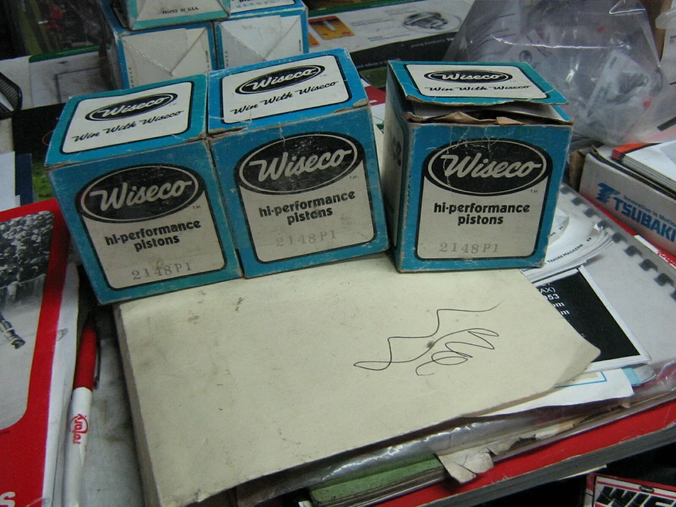 WISECO 2148P1 1970 SKI-DOO ROTAX 440 430.1CC BLIZZARD +.010 PISTÓN CON ANILLOS Foto 1 de 1