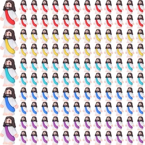 Barydat 200 Pack Mini Jesus Figurines Bulk Tiny Jesus Figures Pocket Rubber Toys - Picture 1 of 12
