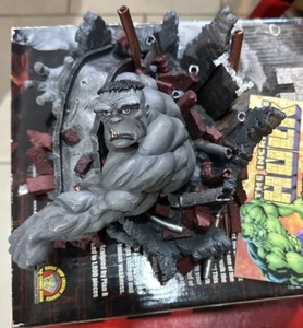 2005 Incredible Hulk (Gray) Wall Statue 7/1000 Diamond Select Toys - Picture 1 of 10