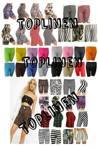 LADIES WOMENS CYCLING SHORTS DANCING SHORTS LEGGINGS ACTIVE CASUAL SHORTS - Picture 1 of 72