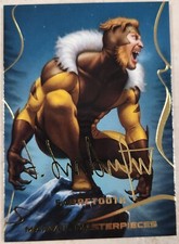 #58 SABRETOOTH 2022 Marvel Masterpieces GOLD FOIL LEVEL 2 X-MEN