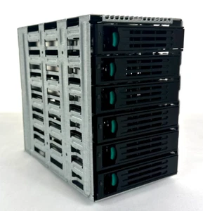 Intel Hot Swap 6 Hard Drive Cage Server Upgrade Kit SC5400 AXX6DRV3G SAS SATA - Photo 1/8