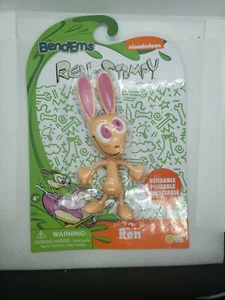Ren & Stimpy Bend Ems REN Bendable Poseable Collectable Figure Nickelodeon - Picture 1 of 1