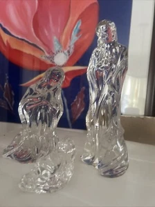 LENOX LEAD CRYSTAL NATIVITY SET HOME FOR THE HOLIDAYS NATIVITY STAR GERMANY - Picture 1 of 11