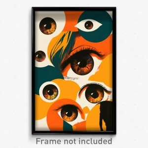 Griechisches Filmposter - stilvoller Schild (Griechenland psychedelische Kunst Retro Filmdruck) - Bild 1 von 1