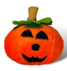 Vtg Dan Dee Halloween Pumpkin Plush Toy Round Jack O Lantern 1988 Smiling 6Inch