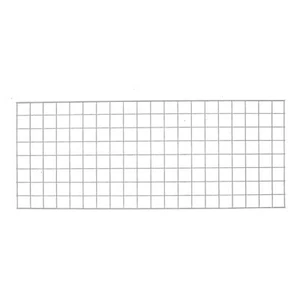 SSWBasics White Finish Grid Wall Panels - 3" on Center, Accepts Wire Grid - Picture 1 of 2