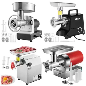 VEVOR Commercial Electric Meat Grinder 5-21Lbs/Min Sausage Stuffer Maker Kitchen - Picture 1 of 98