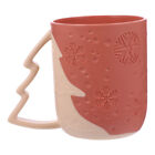  Pink Pp Christmas Carved Water Glass Unbreakable Cups Tooth Brush Mugs