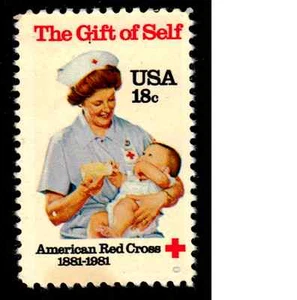 Scott #1910.. ..18 Cent.... Red Cross....5 Stamps - Picture 1 of 1