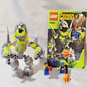 Lego Power Miners set 8962 Crystal King with Minifigures & Instructions