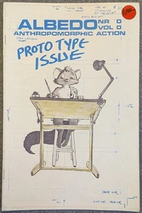 ALBEDO Anthropomorphic Action PROTOTYPE ISSUE #0, 4th Printing, 1986 Furry - Picture 1 of 5