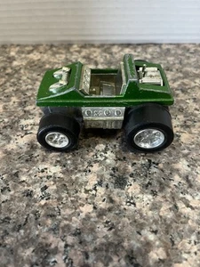 Vintage Tootsietoy Mud Cat ATV Vehicle Metal Green 66256 Made In USA Toy Vehicle - Picture 1 of 8