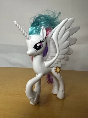 My Little Pony MLP 6 英寸公主 CELESTIA G4 PEGASUS 2016 可刷 — 第 1/4 张图片