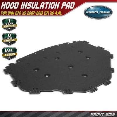 Manta de sonido almohadilla de aislamiento del capó del motor para BMW E70 X5 2007-2013 E71 X6 4,4 L Foto 1 de 4