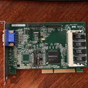Matrox Millennium G200A 8MB SDR AGP Vintage Video Graphics Card - Picture 1 of 3