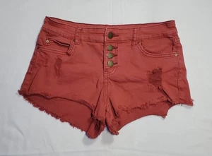 Billabong Denim Shorts Womens Size 26 - Distressed Cutoff Style - Picture 1 of 14