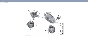 Genuine OEM BMW LEFT Engine Mount (22-11-6-860-495) - Picture 1 of 1