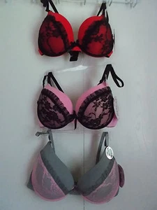 Inteco Intimate Sexy Womens Underwire Push Up Bra Various Sizes and Colors NWT - Picture 1 of 13