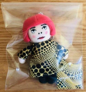 Yayoi Kusama YAYOI-chan Plush Mascot ball chain Polka dot pattern 12cm 4.72in - Picture 1 of 3