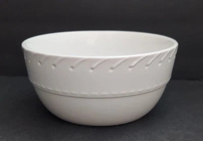 RALPH LAUREN  Whipstitch  Cream 6 1/8" Coupe    Cereal Bowl - Image 1 of 4