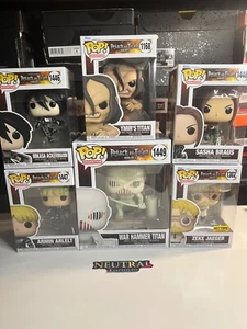 Funko POP! Anime: Attack On Titan Lot - Armin, Mikasa, Zeke, Sasha, Titans - Picture 1 of 25