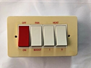 Consort Claudgen HE833, Schalter Decken Kabel Regler Deckenwärme Ventilator Schalter  - Bild 1 von 1