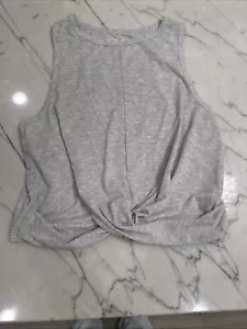 Grey Heather Yoga Tank - Picture 1 of 4