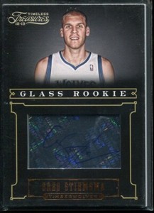 2012-13 Panini Timeless Treasures Greg Stiemsma /499 Glass Auto #178 
