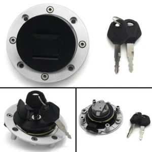 Fuel Gas Tank Cap Cover Keys for Suzuki RF400 DR800 DL650 V-Strom VX800 RGV125 - Picture 1 of 6