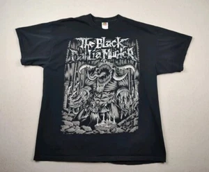 Y2K The Black Dahlia Murder Black Graphic T Shirt Sz 2XL Vintage Large Print - Picture 1 of 8