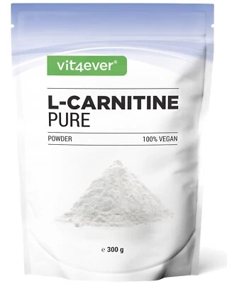 L-CARNITIN PURE 300g Pulver - Premium Qualität + Vegan + Dosierlöffel - Bild 1 von 4