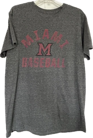 Miami University Of Ohio RedHawks Baseball T-shirt Men’s Large Cover